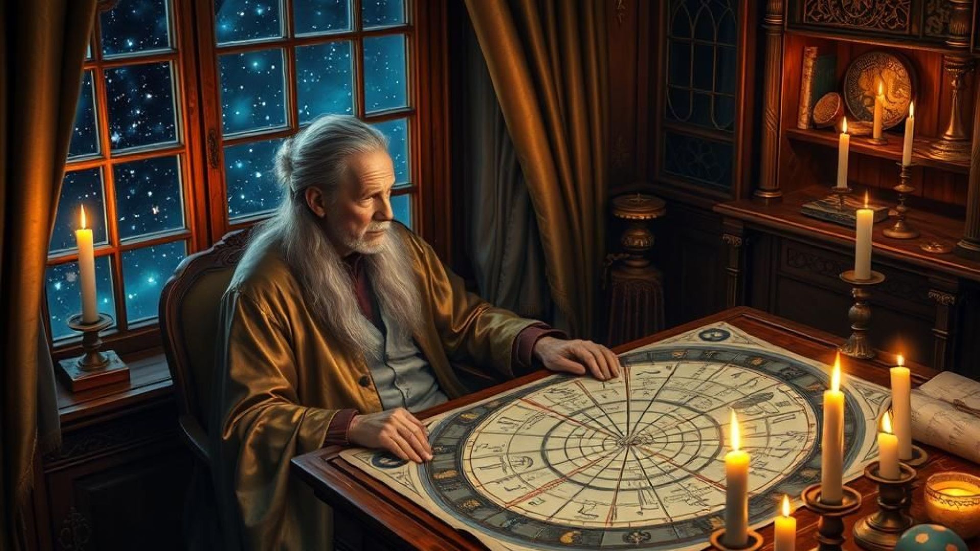 Carte du ciel  : profil 1